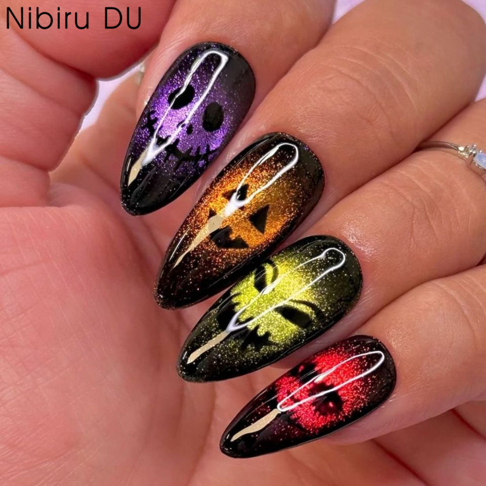 Resin Art Case - 24 Stück 2025 Halloween 3D Cat