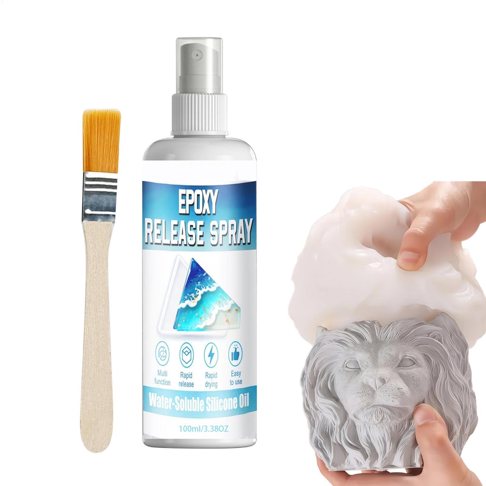 Release Spray Silicone - Silikon-Antihaftspray, Epoxidharz-Antihaftspray, Antihaftspray für DIY-Formen, schnell