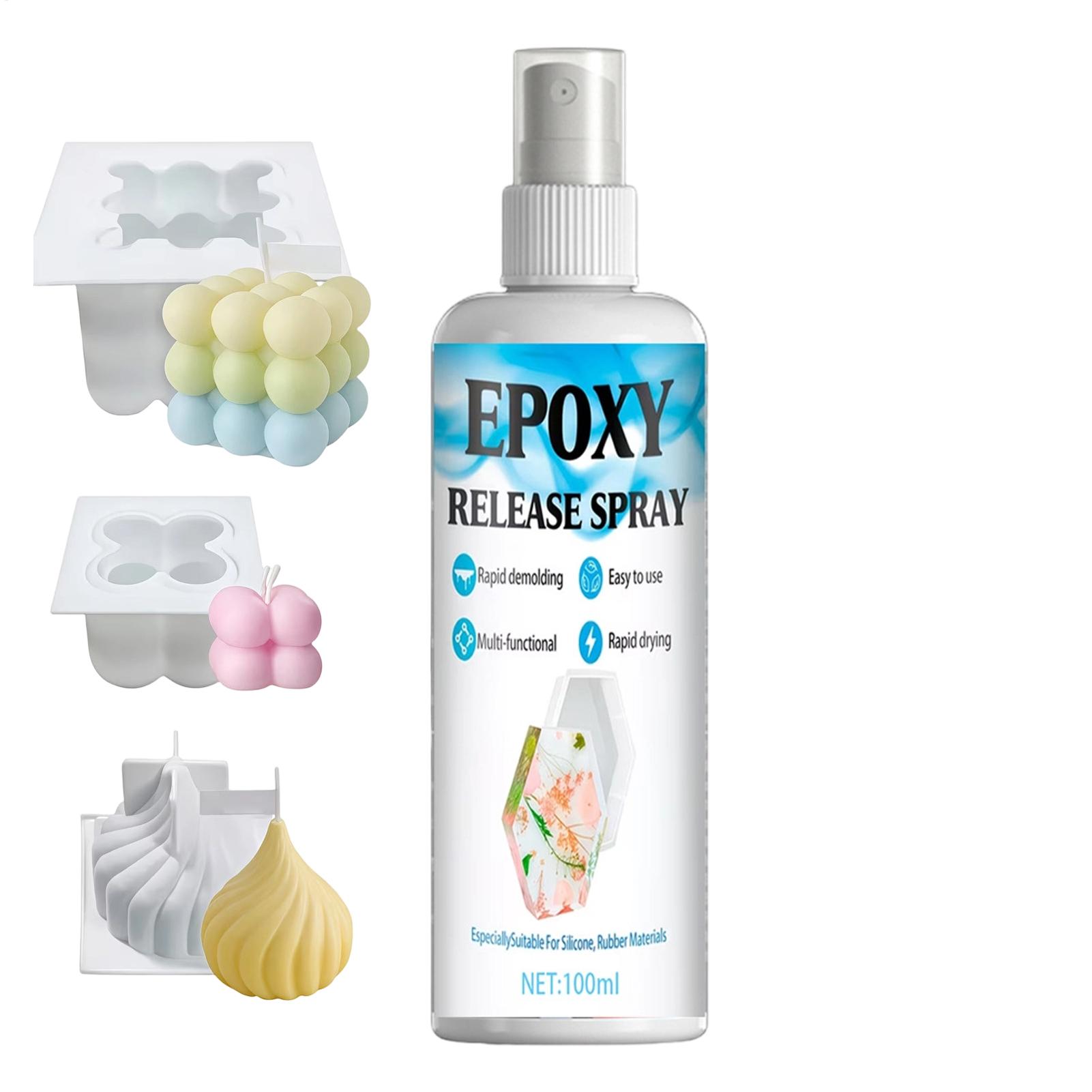 Release Spray Silicone - 100ml Silikon-Trennspray für Kerzenherstellung, Epoxidharz-Qualität, Silikonbasiertes