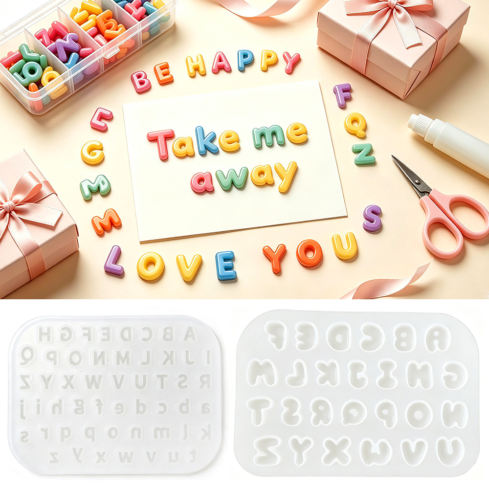 Neue 26 Mini-Alphabet-Silikonf – Resin Art Alphabet Bewertung und Preis