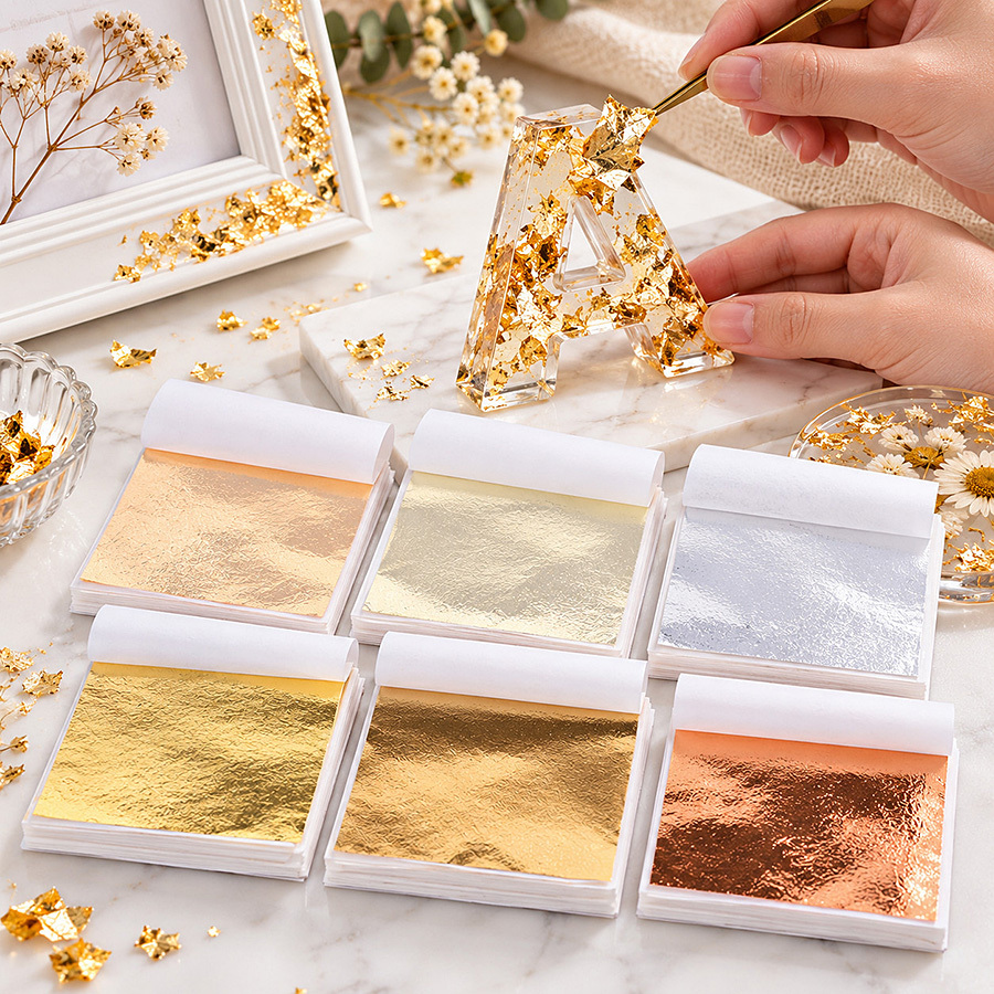 100 Blatt Goldfolienpapier für – Resin Art Wedding Gift Bewertung und Preis