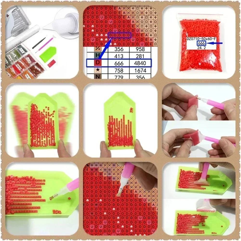 1 Stück rahmenlose 5D-Diamantm – Resin Art Equipment Bewertung und Preis