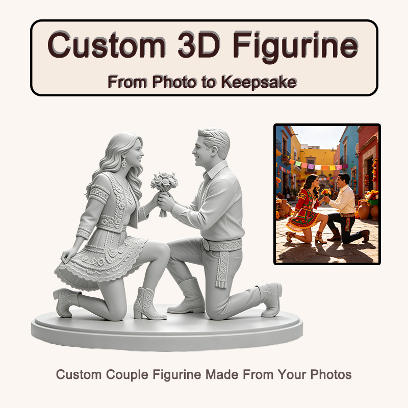 Maßgefertigte 3D-gedruckte Paa – Resin Art Wedding Gift Bewertung und Preis