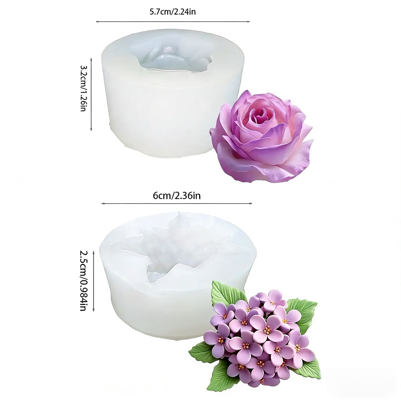 2-teiliges 3D-Silikonform-Set  – Resin Art Wedding Gift Bewertung und Preis