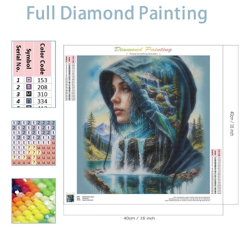 Sdoyuno diy 5d Fantasie Frauen – Resin Art Wallpaper Bewertung und Preis
